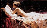 Famous Evening Paintings - Evening Repose